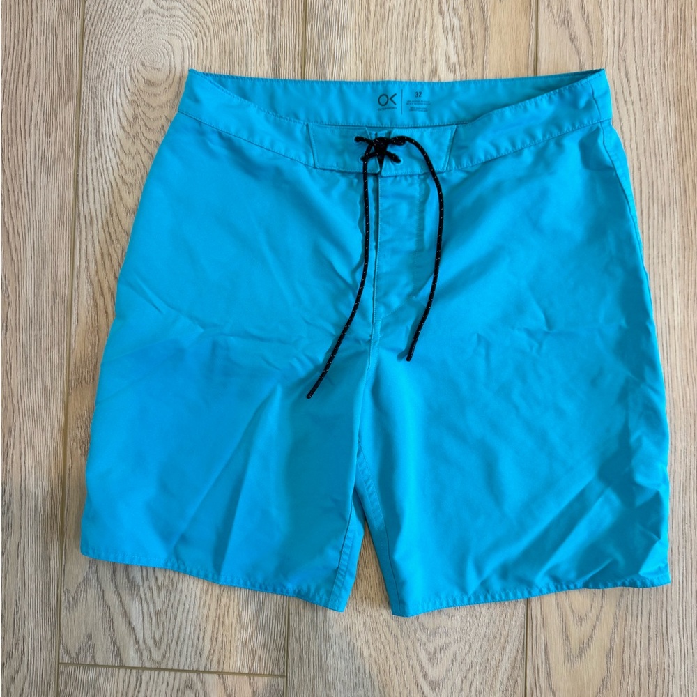 Outerknown Turquoise Men's Swim Board Shorts